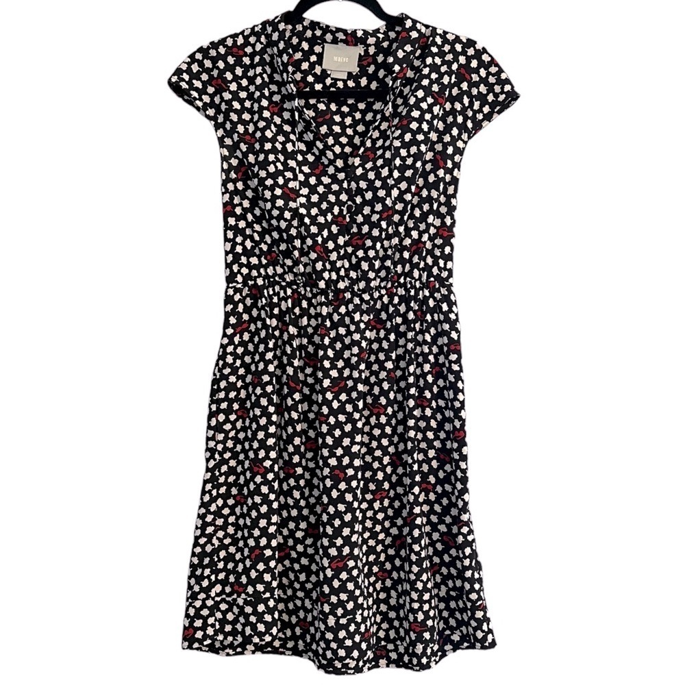 Maeve Anthropologie Odilia Cap Sleeve Sunglass Dress in Size Small